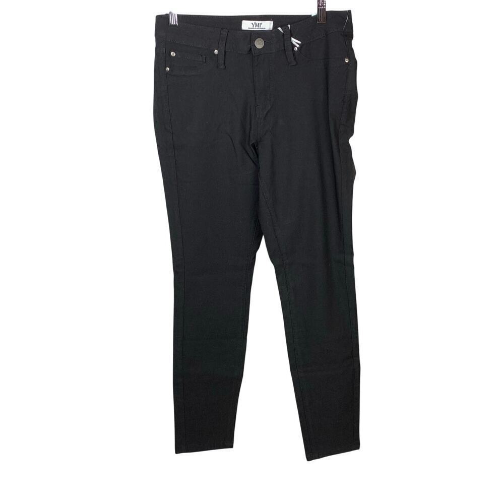 YMI Curvy Black Super Stretch Mid Rise Skinny Pants Size 1X NWT SALE